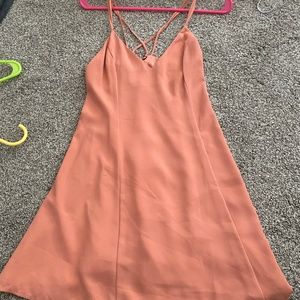 Mauve mini dress